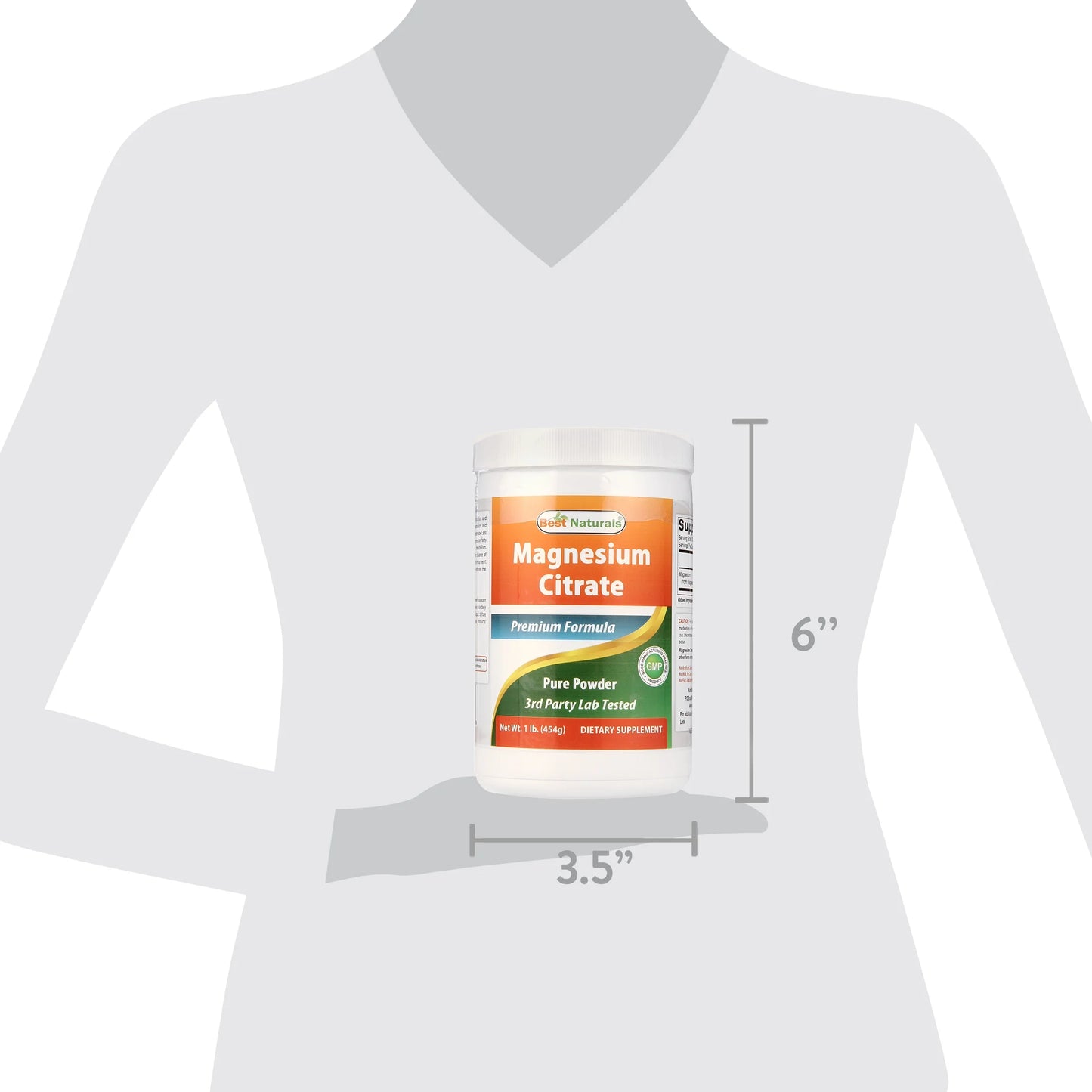 Magnesium Citrate 1 Lb (454G) Pure Powder