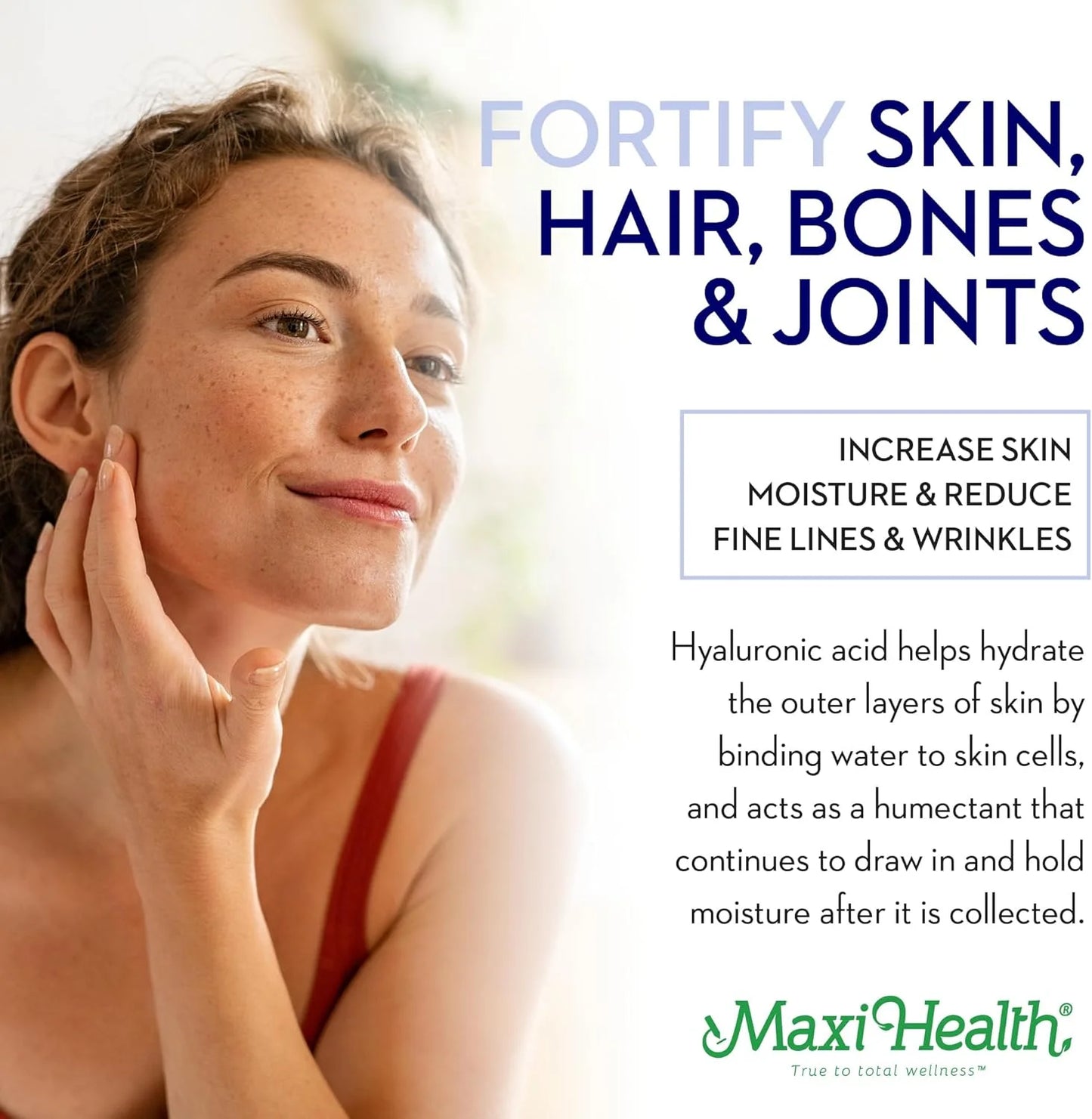 Marine Collagen with Hyaluronic Acid – Joint, Bone & Skin Support – 90 Capsules