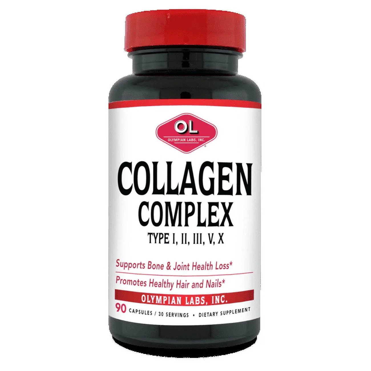Collagen Complex Type I, Ii, Iii, V, X 90 Caps