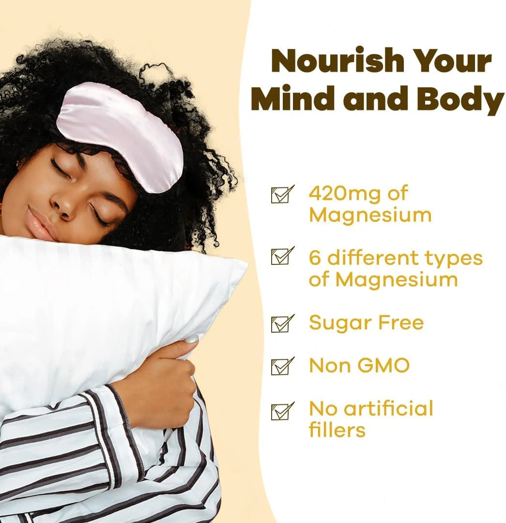 Magnesium Complex Powder for Sleep Stress and Muscle Support, Honey Citrus, 60 Servings
