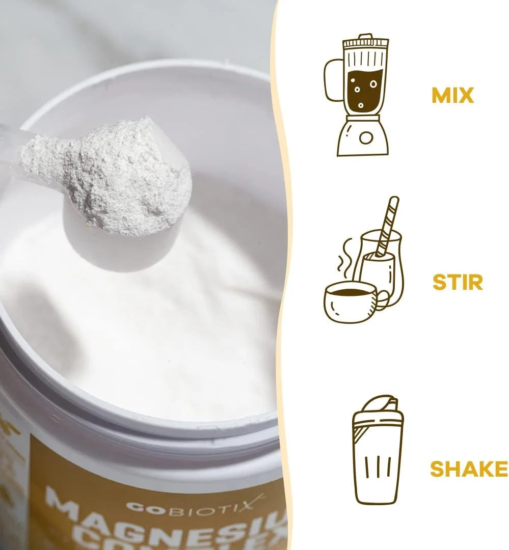 Magnesium Complex Powder for Sleep Stress and Muscle Support, Honey Citrus, 60 Servings