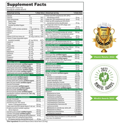 , Green Vibrance, Vegan Superfood Powder, 83 Servings