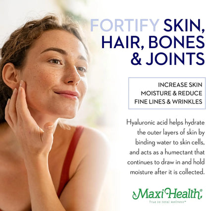 Marine Collagen with Hyaluronic Acid – Joint, Bone & Skin Support – 90 Capsules