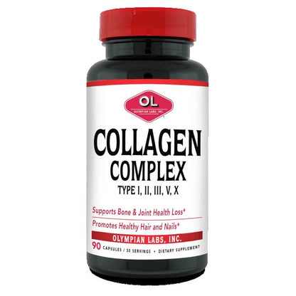 Collagen Complex Type I, Ii, Iii, V, X 90 Caps