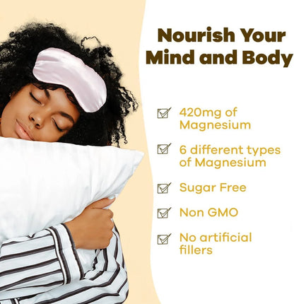 Magnesium Complex Powder for Sleep Stress and Muscle Support, Honey Citrus, 60 Servings