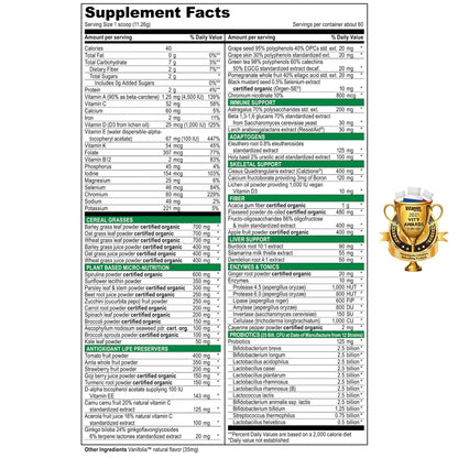 , Green Vibrance, Vegan Superfood Powder, 83 Servings